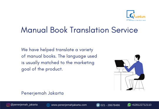 Manual Book Translation Service