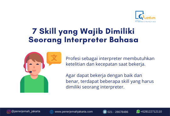 Skill yang Wajib Dimiliki Seorang Interpreter Bahasa