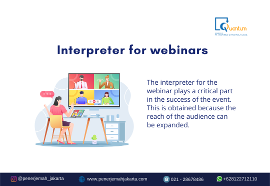 Interpreter for webinar