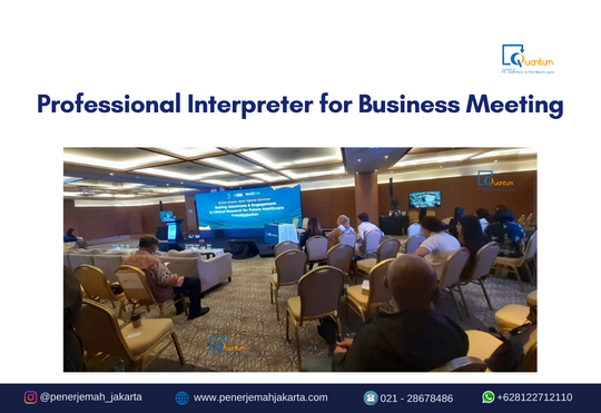 Professional Interpreter for Business Meeting
