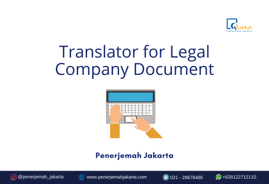 Translate Legal Company Document
