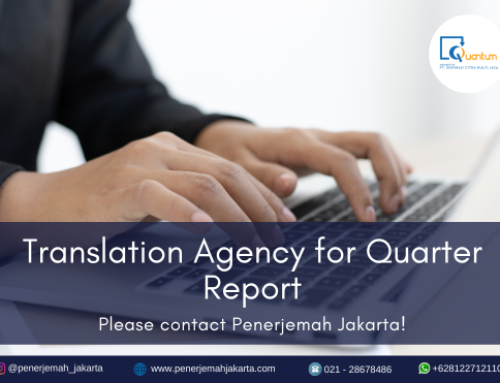 Translation Agency for Quarter Report